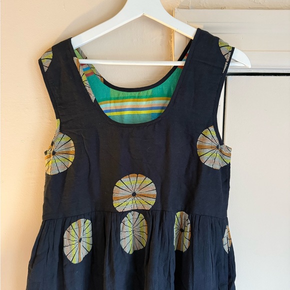 Ace & Jig Black Maxi Dress with Circular Pattern - Picture 4 of 5